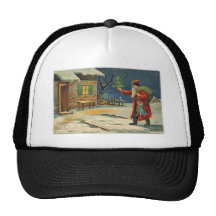 Vintage Christmas Mesh Hats