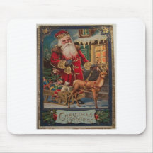 Vintage Christmas Mouse Pads
