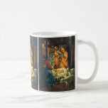 Vintage Christmas Nativity, Baby Jesus in Manger Coffee Mugs