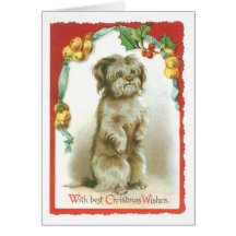 Vintage Christmas Note Card