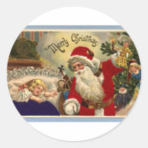 Vintage Christmas Sticker