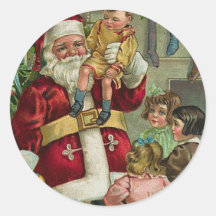 Vintage Christmas Sticker