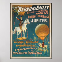 Vintage : circus Barnum & Bailey - Print