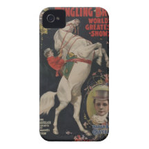 Vintage Circus Poster iphone cases iPhone 4 Case