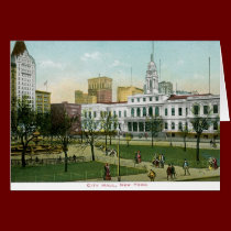 Vintage "City Hall" New York cards