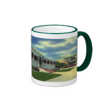 Vintage Classic Retro Restaurants, Pelican Diner Mugs