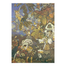 Vintage Classic Storybook Characters, Edmund Dulac Custom Invites