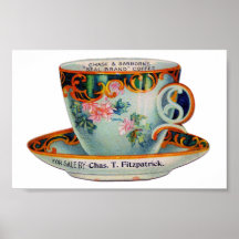 Vintage Coffee Cup Posters