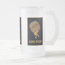Vintage Cognac Pellisson Ad Mugs and Steins