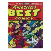 Vintage comic strips - post card