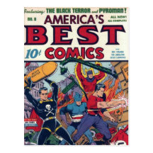 Vintage comic strips - post card