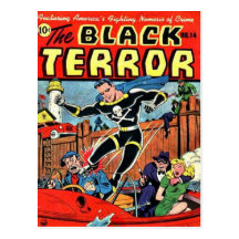 Vintage comic strips - postcard