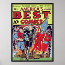 Vintage comic strips - posters