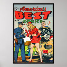 Vintage comic strips - posters
