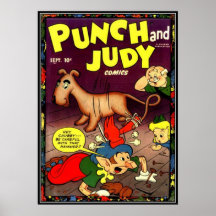 Vintage comic strips - posters