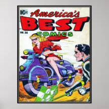 Vintage comic strips - posters