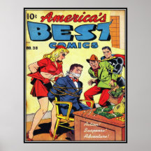 Vintage comic strips - posters