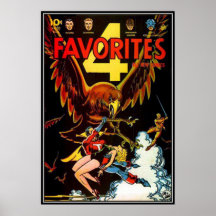 Vintage comic strips - posters