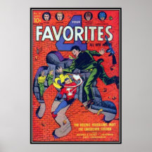 Vintage comic strips - posters