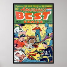 Vintage comic strips - posters
