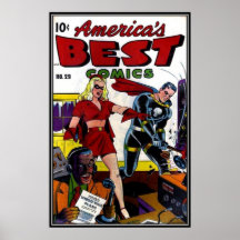Vintage comic strips - print