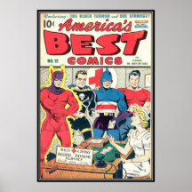 Vintage comic strips - print
