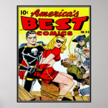 Vintage comic strips - print