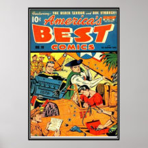 Vintage comic strips - print
