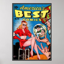 Vintage comic strips - print