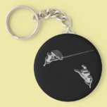 Vintage Conductor's Hands with a Baton keychains