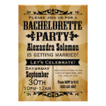 Vintage Country Bachelorette Party Invitation