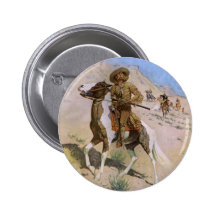 Vintage Cowboy, The Scout by Remington Button