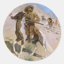 Vintage Cowboy, The Scout by Remington Stickers