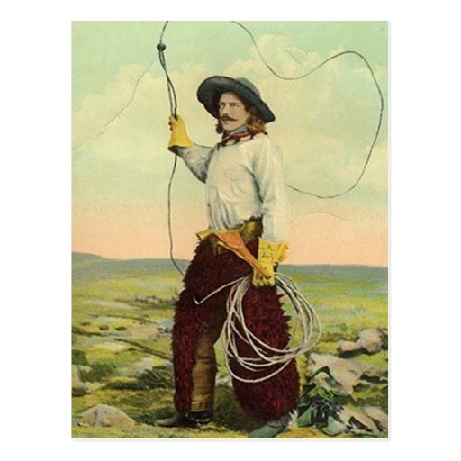 Vintage Cowboys 22 Postcard
