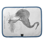 Vintage Crane Book Illustration Organizer