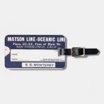 Vintage Cruise Line Luggage Tag
