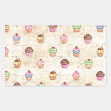 Vintage Cupcakes Sticker