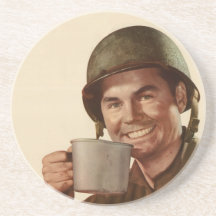 Vintage Custom Drink Coaster