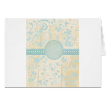 Vintage Custom Monogrammed Gifts Card