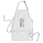 Vintage cutlery catering apron