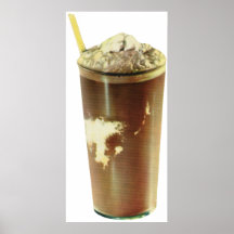 Vintage Dessert; Chocolate Shake Poster
