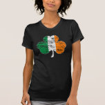 Vintage Distressed Irish Flag Shamrock T-shirt