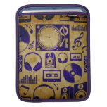 vintage DJ music iPad Sleeves