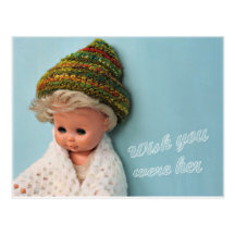 Vintage Doll Postcard