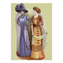 Vintage Dresses  Invitation