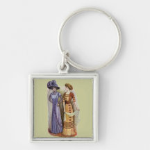 Vintage Dresses Key Chain