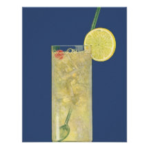 Vintage Drinks Beverages Lemonade or Fruit Soda Personalized Announcement