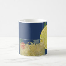 Vintage Drinks Beverages Lemonade or Fruit Soda Coffee Mugs