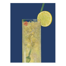Vintage Drinks Beverages Lemonade or Fruit Soda Post Card