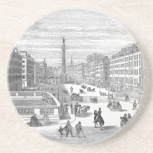 Vintage Dublin Ireland Drinks Coaster